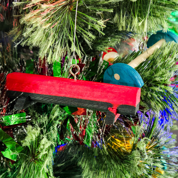 Gymnastics Ornaments on Tree
