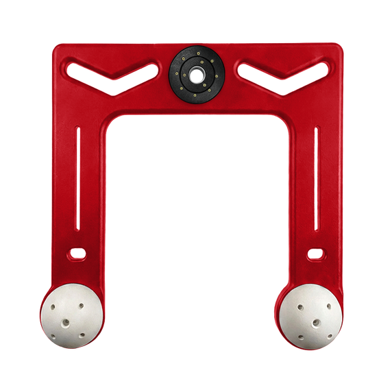 Red Music Note With Semispheres