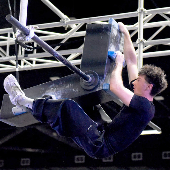 Athlete using Toe Hook