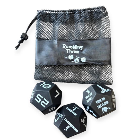 Rumbling Thrice with bag