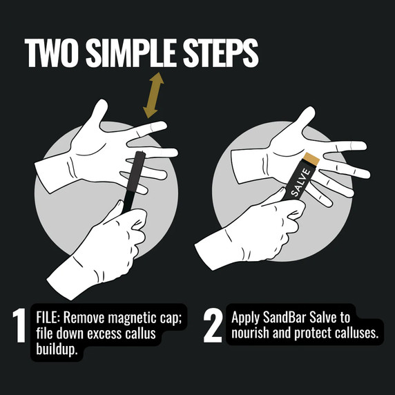 SandBar 4" Callus Kit how to use