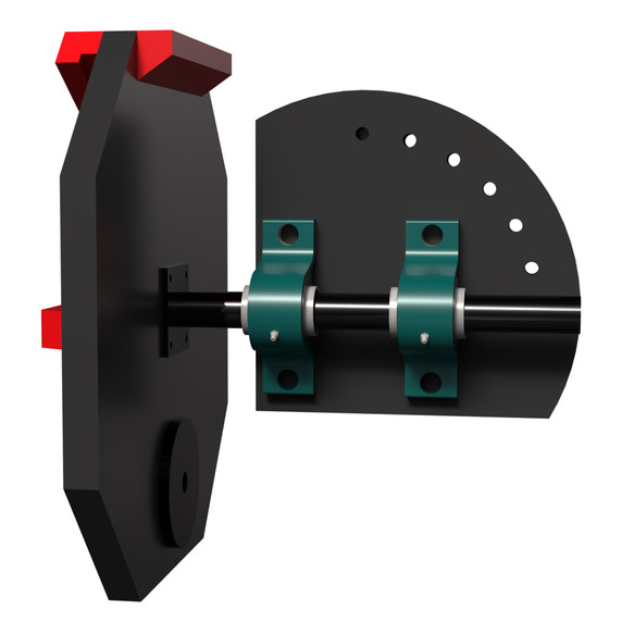 Padlocktagon Rendering with red cliffs