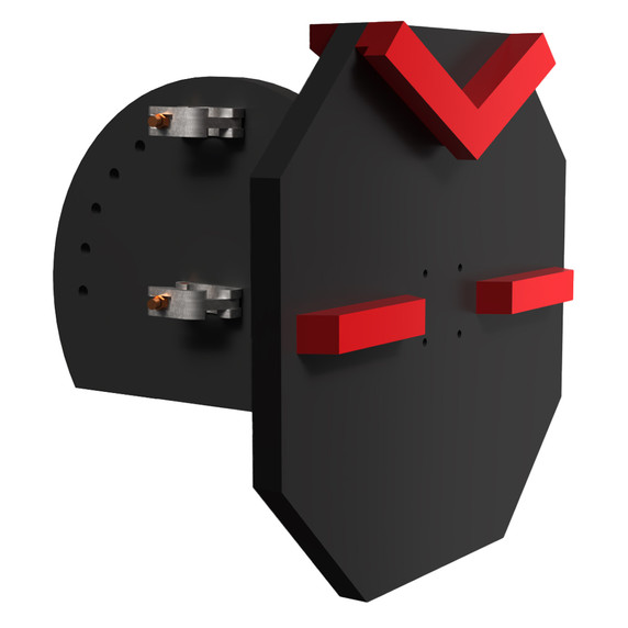 Padlocktagon Rendering with red cliffs