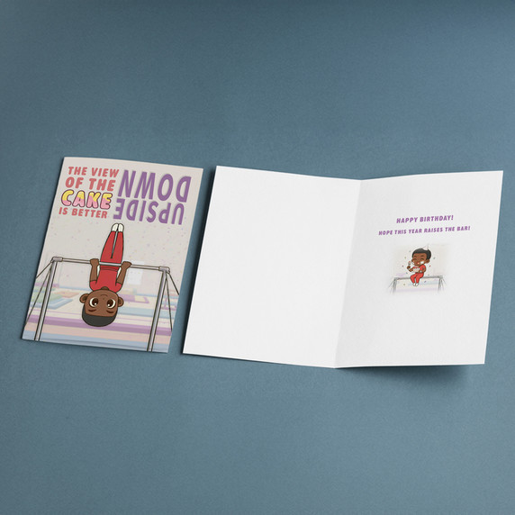 High Bars Birthday Card