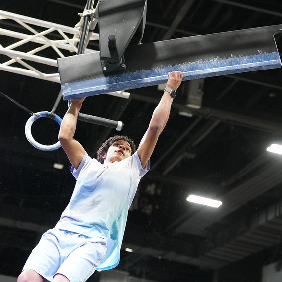 Athlete using Right Handed Swivel Limit
