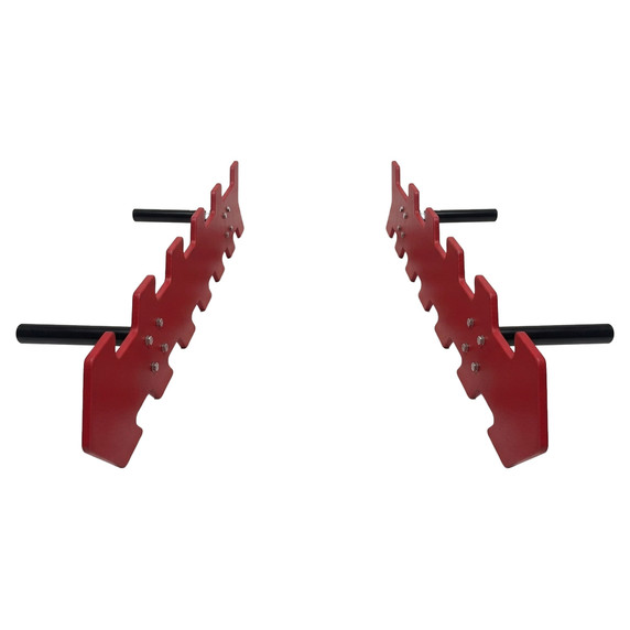 Red HDPE Double Salmon Ladder
