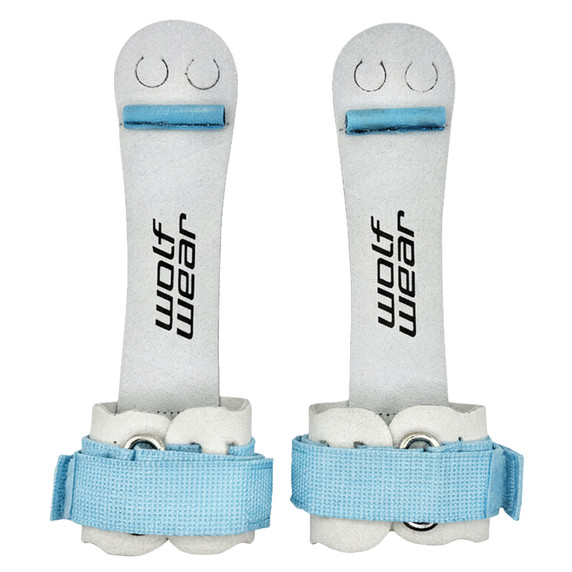 Baby Blue Wolf Wear Beginner Hook & Loop Uneven Bar Grips