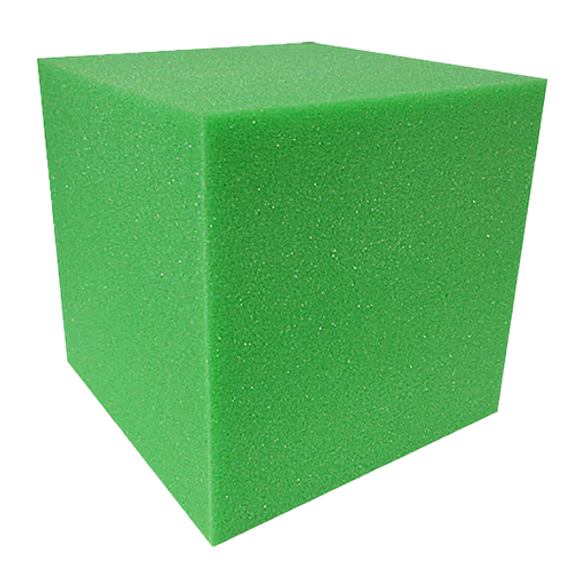 Lime Green Foam Cube