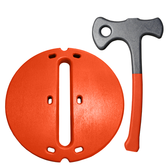 Orange AXE with Pro Target