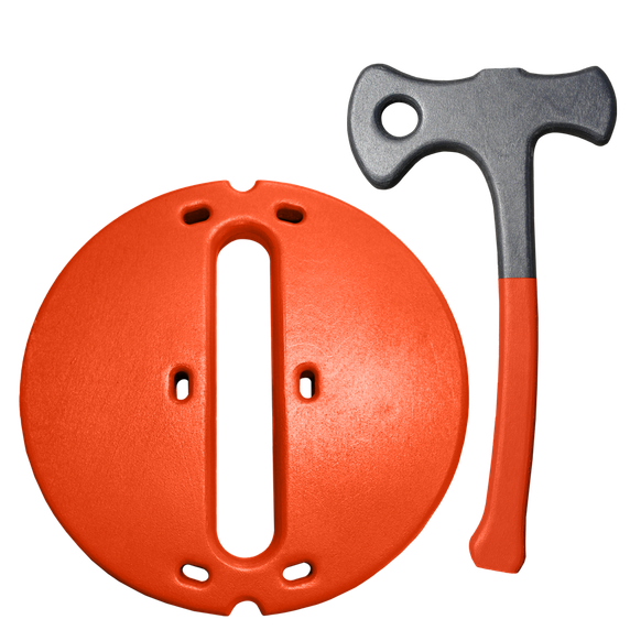 Orange AXE with Classic Target
