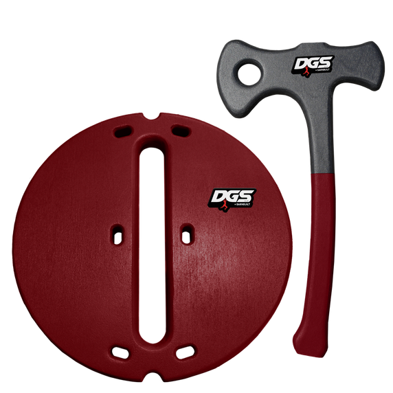 Burgundy Pro Target with Burgundy AXE