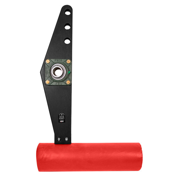 6 inch red mallet with pillow block bearing