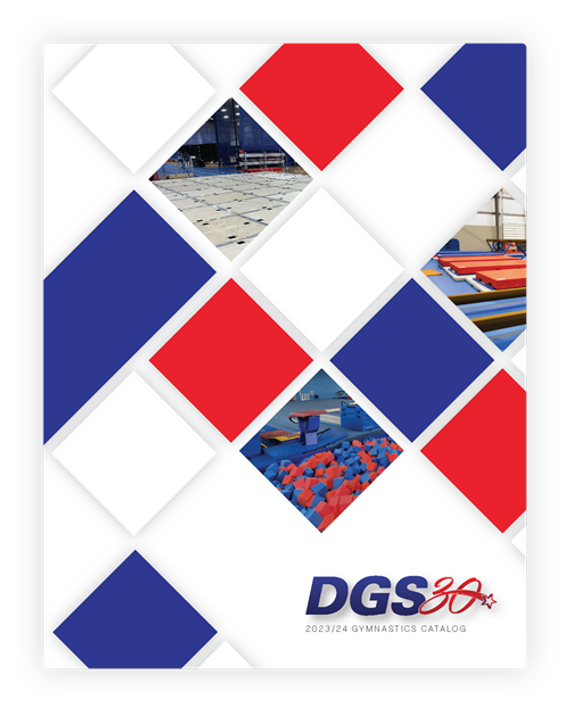 DGS Gymnastics Equipment Catalog Front Cover