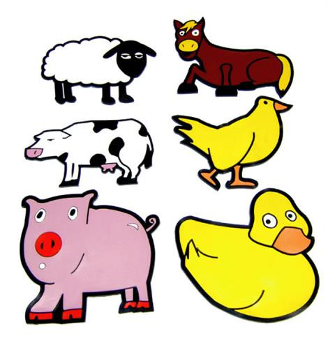 Poly Farm Animal Set
