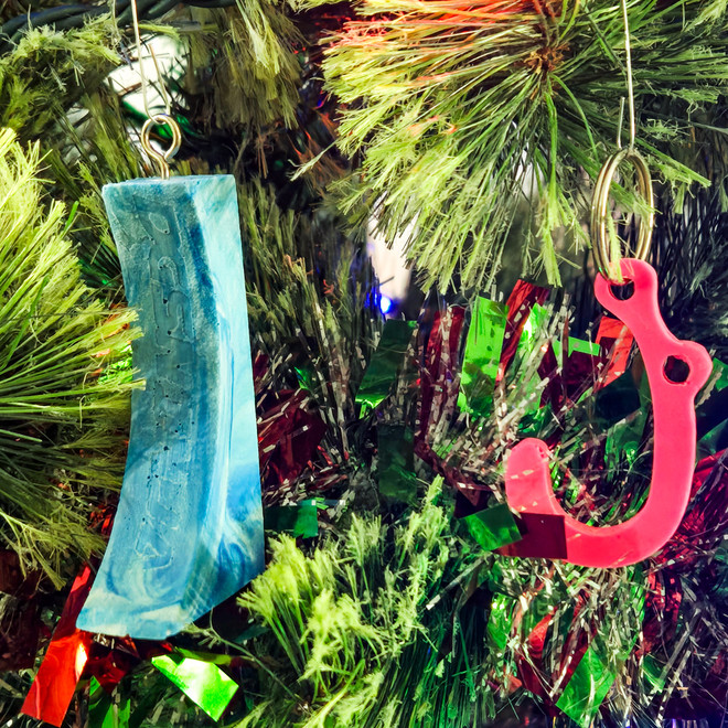 Ninja Ornaments on Tree