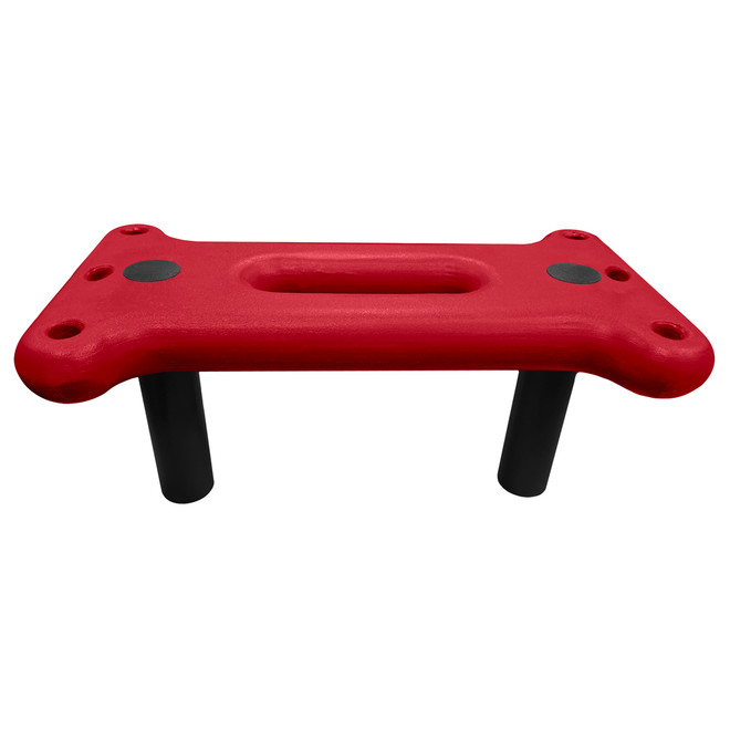 Red Plug with black dowels