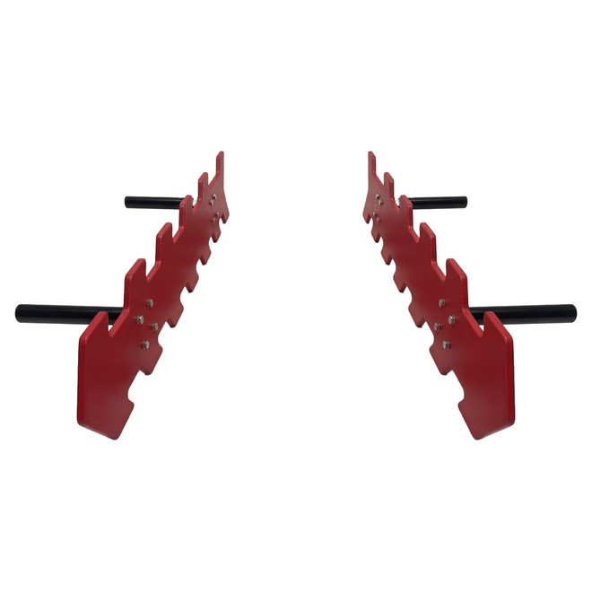 Red HDPE Double Salmon Ladder