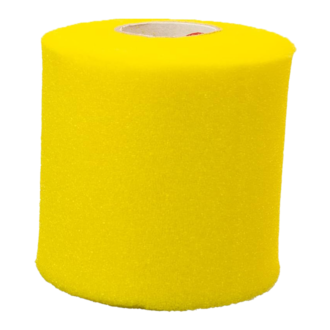 Yellow single roll of pre-wrap