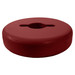 Burgundy Donut (Bottom View)