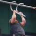 Athlete using Metal Canes