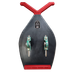 Beetle with red accents