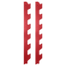 Red Attachable Salmon Ladder Pair