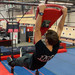 Athlete using Red Pizza Slice