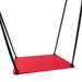 Red HDPE Mini Swing with Straps