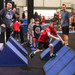 Blue Angled Steps at Monroe Ninja Academy