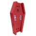 Red Coffin with Hardware