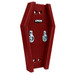 Burgundy Coffin with hardware