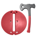 Red AXE with Pro Target