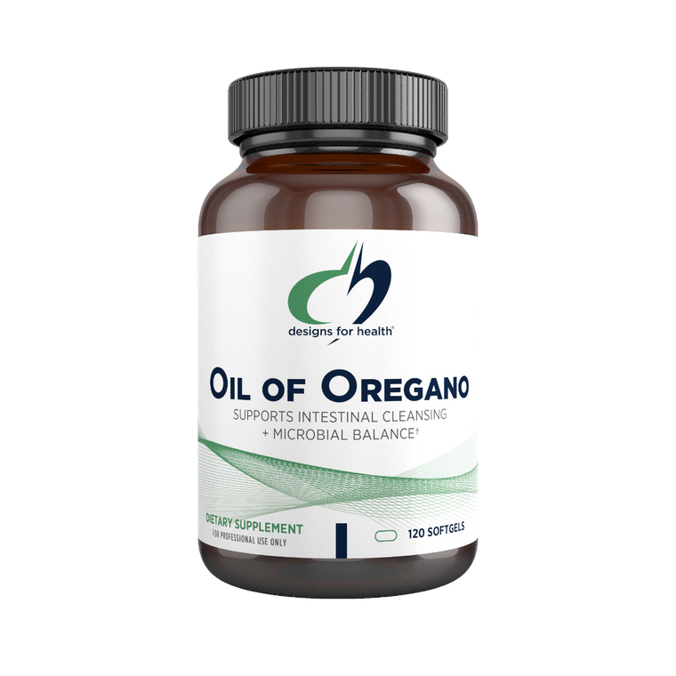 Oil of Oregano may support the health of the gastrointestinal tract by promoting intestinal cleansing and a healthy balance of gut bacteria.* This product is standardized to contain carvacrol and thymol, the primary bioactive phenolic compounds in oregano. Each softgel provides 36 mg of carvacrol and thymol from an impressive 60% to 75% carvacrol oregano oil. The oil of oregano in this product is emulsified with olive oil as a carrier to avoid irritation to the gastrointestinal mucosal lining.

Recommended Use: Take 1 softgel per day with a meal or as directed by your health-care practitioner.