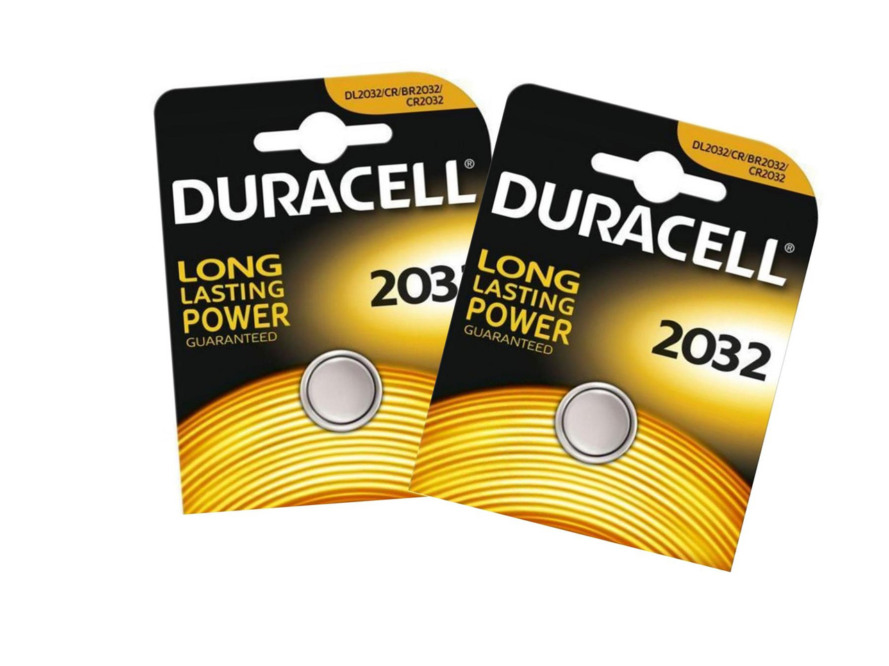 Duracell Specialty 2032 Lithium Coin Battery 3V, Pack of 2 (DL2032