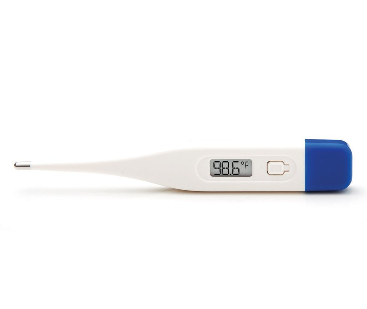 ADC Fast Read Digital Thermometer, Flexible Tip and Large Quick Read LCD  Display with Color-coded Backlighting , White - 418N