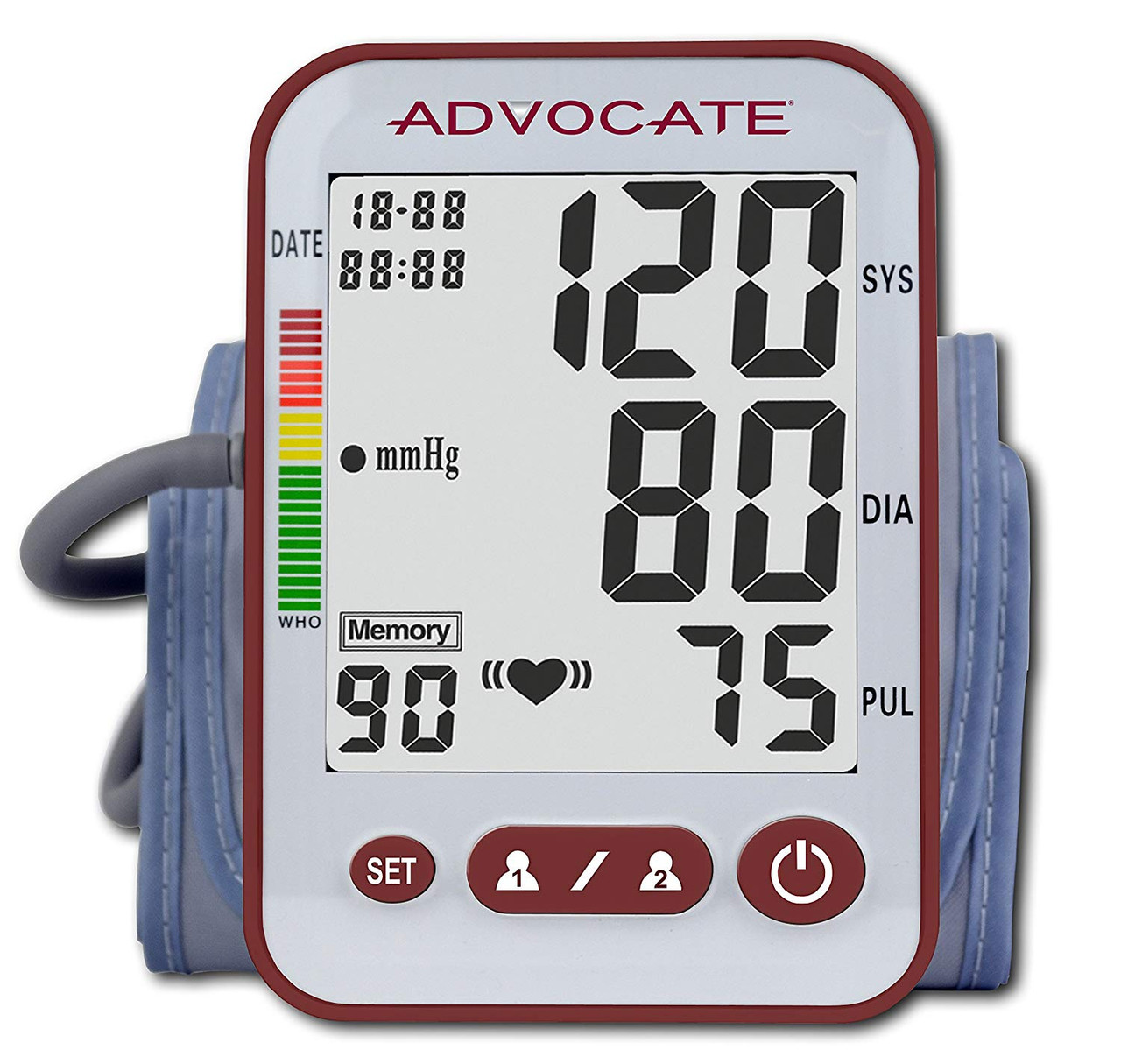 Advocate Arm Blood Pressure Monitor with Large Cuff