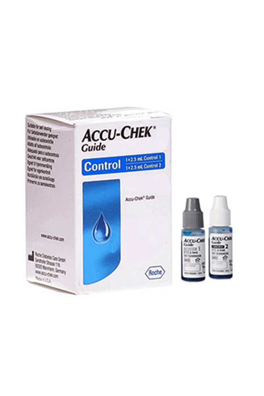 AccuChek Guide Blood Glucose Control Solution [ Level 1 & Level 2 ]