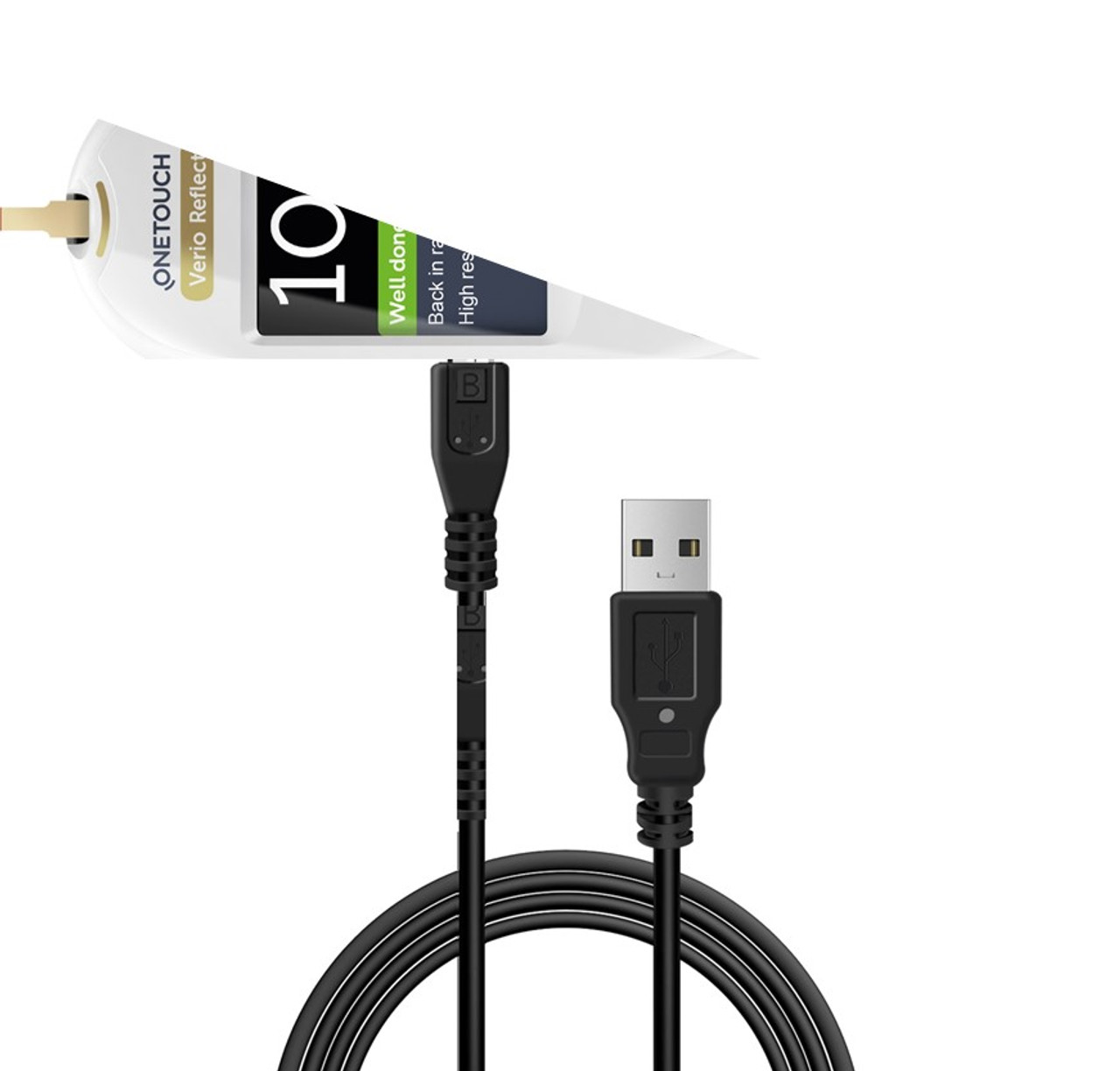 als Omleiding hun OneTouch Verio Reflect Meter USB Cable Only Micro USB