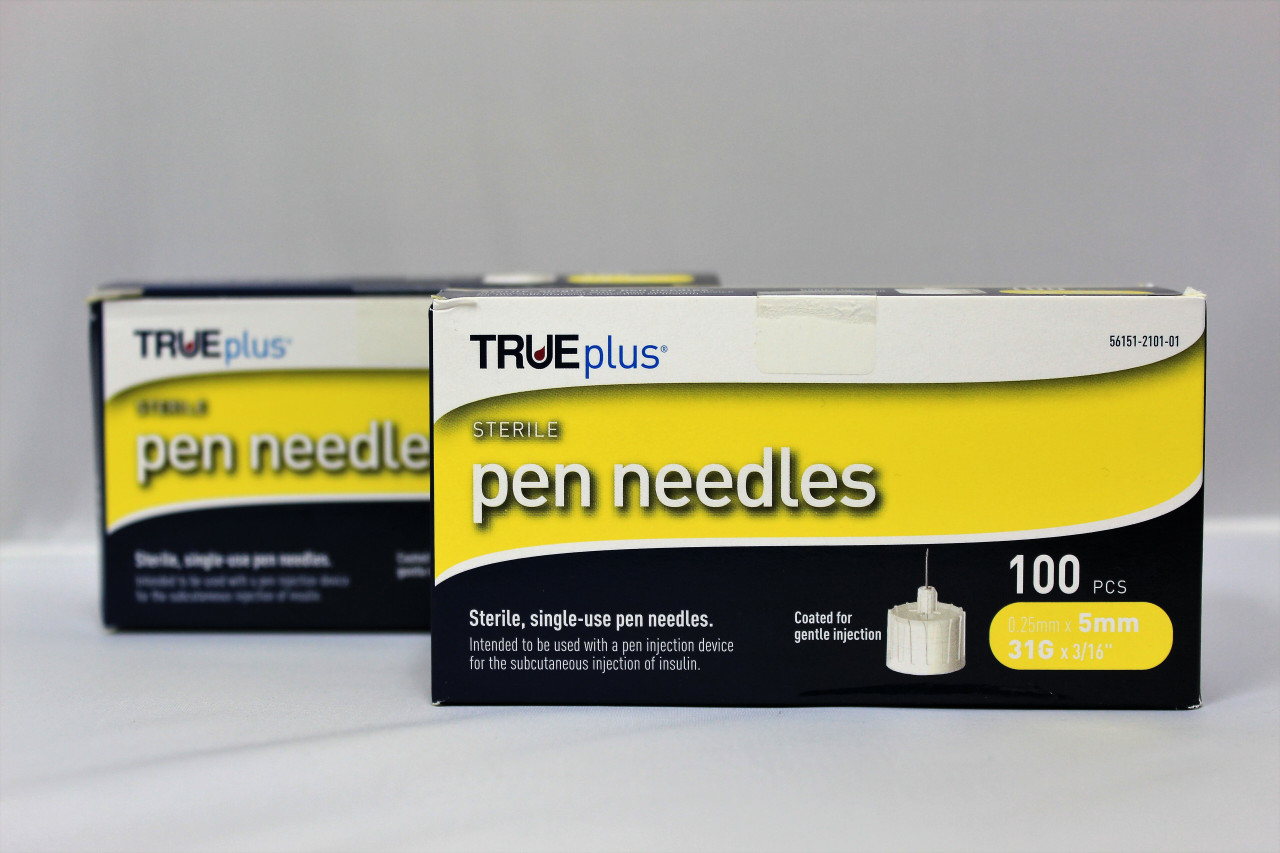 TRUEplus Pen Needle 31g - (8mm) 5/16in