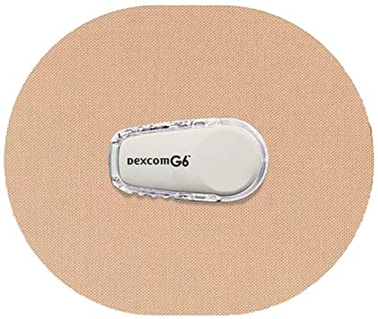 OhmRx Dexcom G6 Adhesive Sensor Patches ( 25-Pack ) Tan