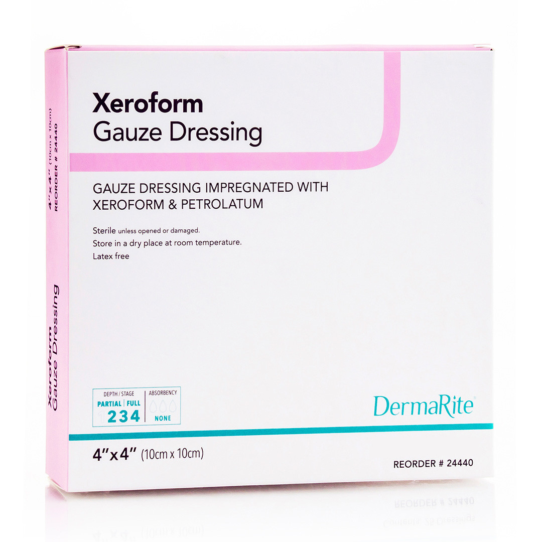 xeroform wound dressing Gauze Dressing, Non-Adherent Petrolatum Carbou Medical Xeroform Petrolatum Dressing