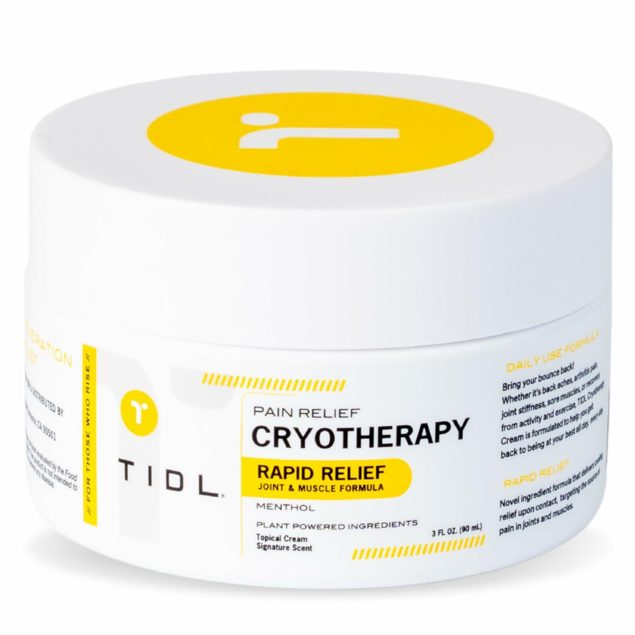 TIDL Cryotherapy Pain Relief Cream, 3 Oz, Targeted Neck Pain