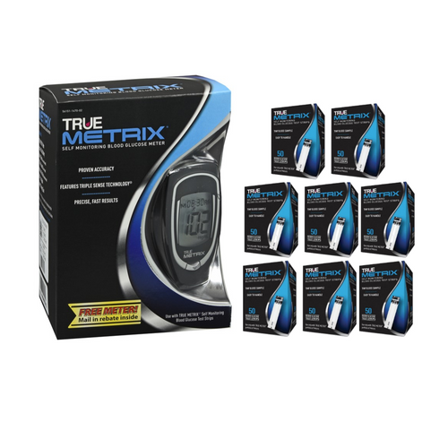 True Metrix Blood 400 Test Strips 6 PACK with Meter True Metrix Blood 400 Test Strips 6 PACK with Meter