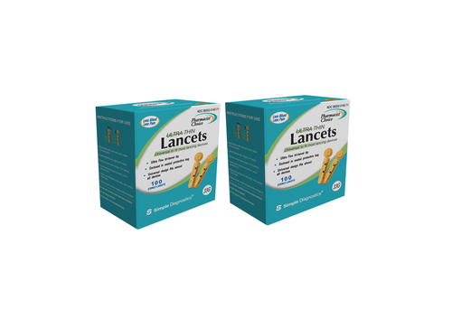 Clever Choice Pharmacist Choice Twist Top 33G Lancets 100s [2 Pack]