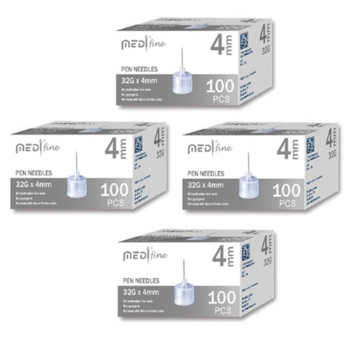 US Diagnostics 32G 5/32 (4mm) Insulin Pen Needles 100ct
