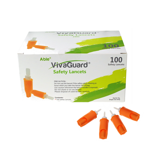VivaGuard Safety Lancets 100 28G VivaGuard Safety Lancets 100 28G