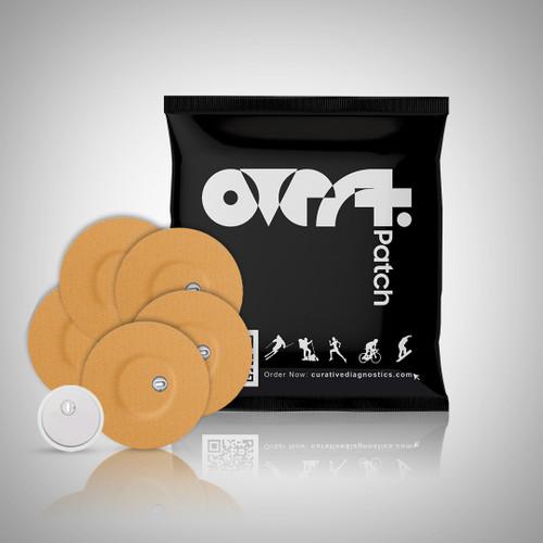 Overt FreeStyle CGM Flexible Patch - Round Skin Tone [5 pack] For Libre 3 or Lingo