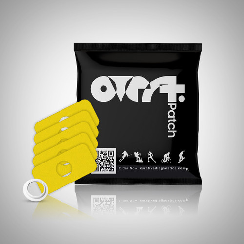 Overt FreeStyle CGM Flexible Patch with Ring - Yellow [5 pack] For Libre or Libre 2