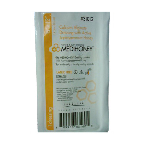 Medihoney Calcium Alginate Dressing 3/4 "X 12" Rope Medihoney Calcium Alginate Dressing 3/4 "X 12" Rope