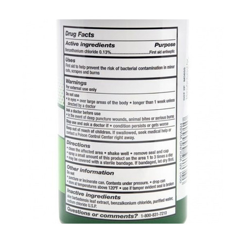 Cosrich Protect Antibacterial Wound Wash - 4Oz Cosrich Protect Antibacterial Wound Wash - 4Oz